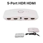 5 Port HDMI Switch Splitter 4K Switcher Hub for HDTV DVD PS3 + IR Remote