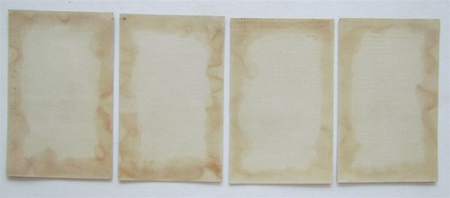 SET of 4 ANTIQUE VICTORIAN TRADE CARDS COMIC ADVERTISING - Picture 2 of 2