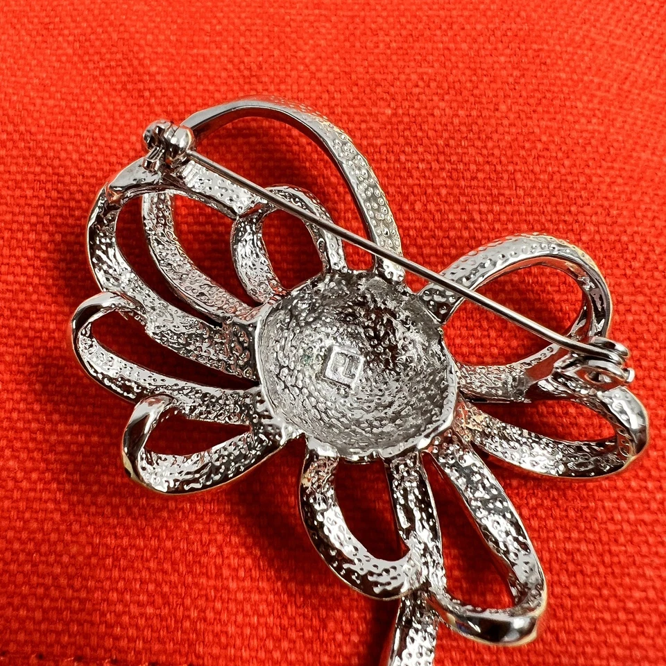 Старинная брошь/булавка Park Lane — кристаллы марказита и Swarovski - Изображение 3 из 4