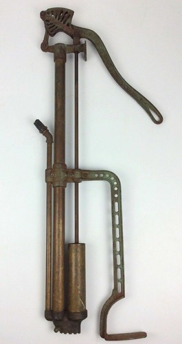 Antique cast iron Myers Water barrel 