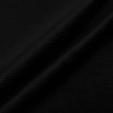 Faux Fur Soft Solid Minky Fabric By The Yard Black