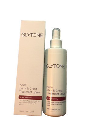 Glytone Acne Treatment Spray Back & Chest 8 fl oz 240 ml. New in Box
