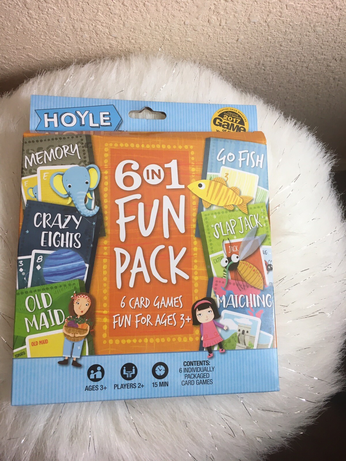 NEW / Hoyle Kid's 6 in 1 Fun Pack - Card Games | eBay