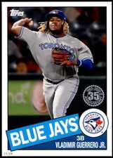 Vladimir Guerrero Jr. 2020 Topps 1985 35th Anniversary 5x7 #85-98 11/49 Blue Jay