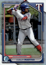 2024 Bowman Draft Chrome Refractor - #BDC-165 Curley Martha Rangers