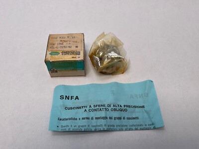 SNFA VX12-9CE1T Bearing 12x28x8 mm 7001-C-P2 VX12-9-CE-1-T Italy 2 Pcs