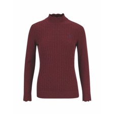 Jack Murphy Gillian Turtle Neck In Winter Burgundy