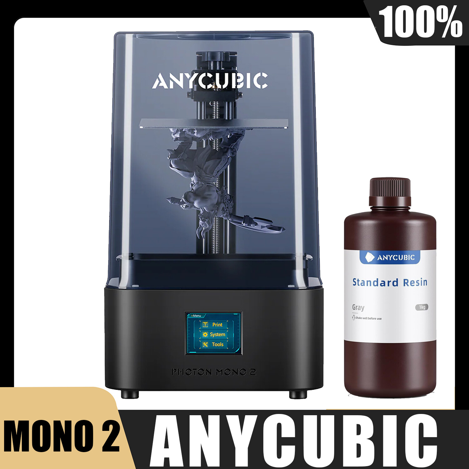 Bauplatte Für Anycubic Photon Mono 2 – Rutschfeste Druckplattform Mit Sechskantschrauben
