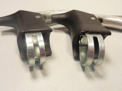 Leviers De Frein CLB Old Bike - Aluminium Argenté Pour Vélo De Route (France)