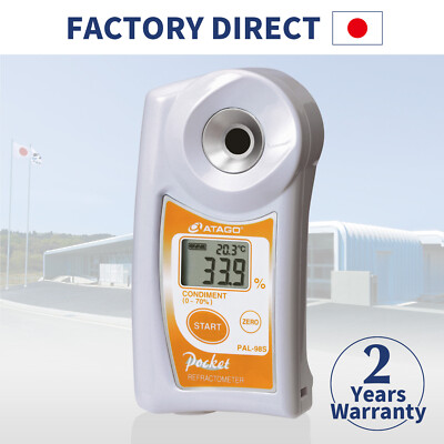 ATAGO official site ATAGO Condiment Refractometer PAL-98S Made in Japan NEW