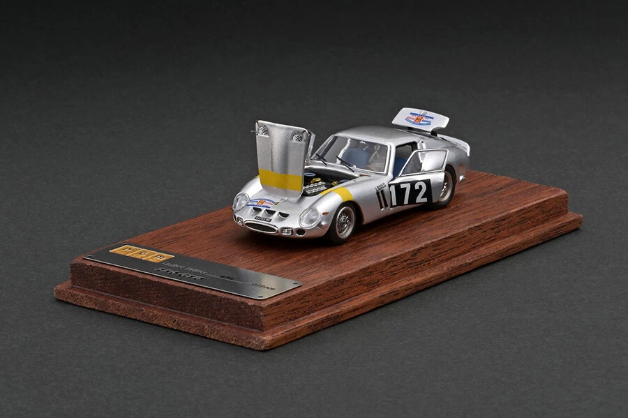 ignition model PGM-640105 1/64 FERRARI 250 GTO #172 Silver PGM From Japan