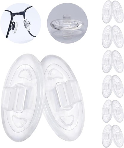 6 Pairs Nose Pads Nosepiece Replacement for Maui Jim EBB&FLOW MJ 542 Sunglasses - Foto 6 di 7