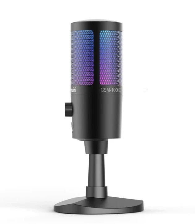Gemini - GSM-100 - USB Digital Microphone With LED Lighting - Image 4 of 4
