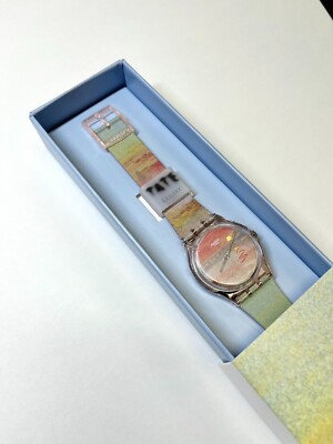 Swatch Unisex TURNER'S SCARLET SUNSET SO28Z700 TATE GALLERY