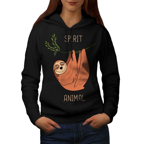 Wellcoda Sloth Spirit Animal Womens 