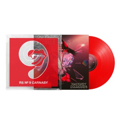 The Rolling Stones - Hackney Diamonds LIMITED Carnaby RED Heavy Vinyl LP.