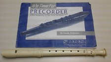 SUZUKI RECORDER WOODWIND IVORY COLOR WITH BOOK