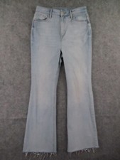 Old Navy Jeans Womens 6 Blue Denim Flare High Rise Medium Wash Retro 27x31
