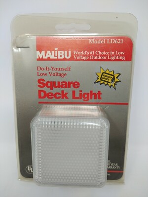 Intermatic Malibu Do-It-Yourself Square Deck Light LD621 Low Voltage/Easy Instal