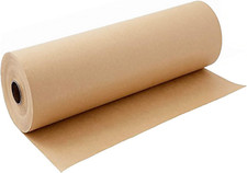 12"x1200in Brown Kraft Paper Roll, 30 lb Basis Weight, Packaging Shipping, New