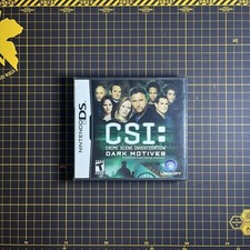 CSI: Crime Scene Investigation - Dark Motives Nintendo DS NDS Brand New Sealed