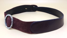 Gorgeous Vintage Calderon Women's BELT 32.5" 80s 7251 Red  Black