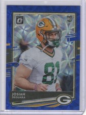 2020 Panini Donruss Optic Blue Scope RC #142 Josiah Deguara Green Bay Packers