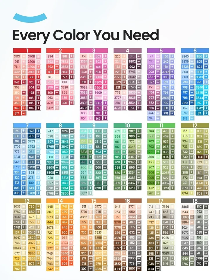 "89000 cuentas de pintura de diamantes brillantes - 445 colores para arte y manualidades" Foto 4 de 4