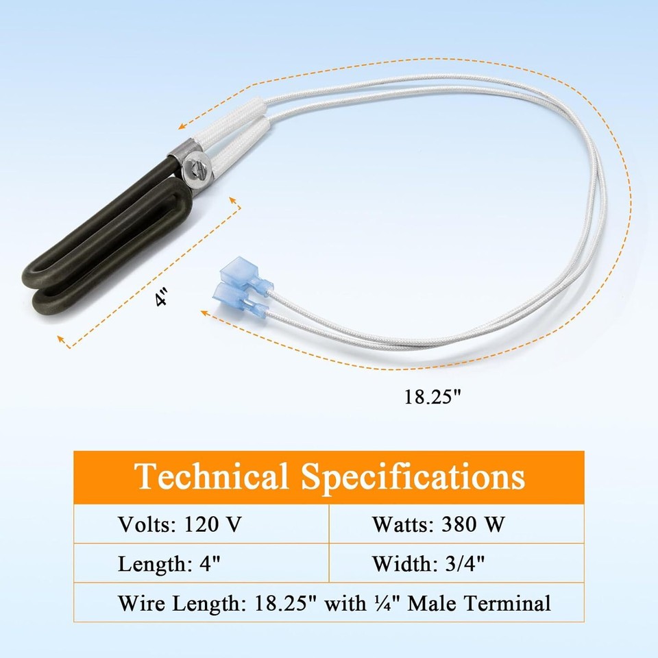 2x Heatilator EcoChoice PS35, PS50 CAB50 Igniter, 380W Loop Ignitor ...