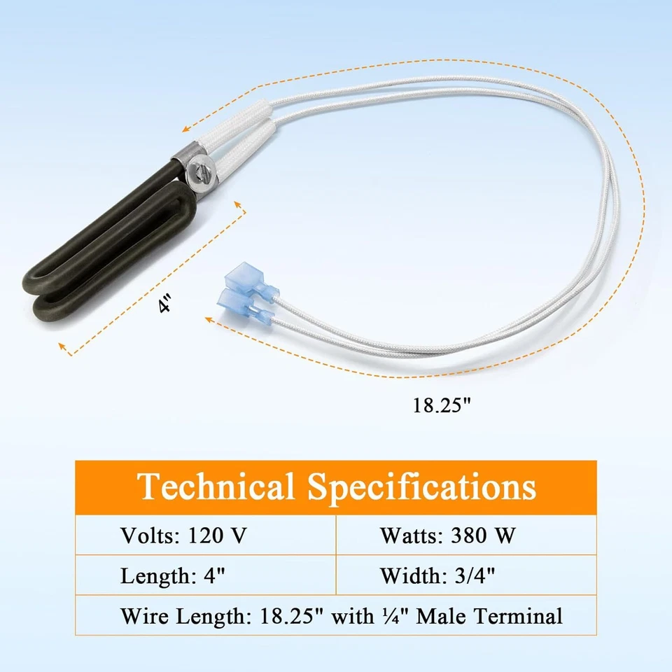 Encendedor de bucle de 380 vatios para Heatilator Eco-Choice PS35, PS50, CAB50, SRV7000-462 Foto 4 de 4