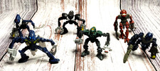 LEGO Bionicle Barraki McDonald's Lot of 6 Happy Meal Toys 2006-2007. Open Items.