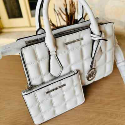 Michael Kors Sheila Small Crossbody Satchel Handbag+Coin  display picture 2