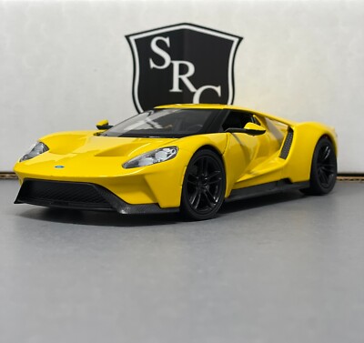 FORD GT 2017 YELLOW WELLY 124 DIECAST
