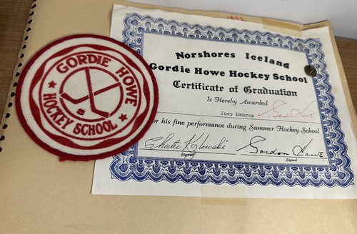 Gordie Howe Hockeyschule signiertes Foto Doc Patch + Alex Delvecchio rote Flügel - Bild 6 von 9
