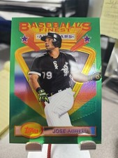 Jose Abreu 2020 Topps Finest Flashback Jumbo Box Topper