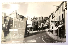 The Castle From Market Place Clitheroe RPPC Postcard