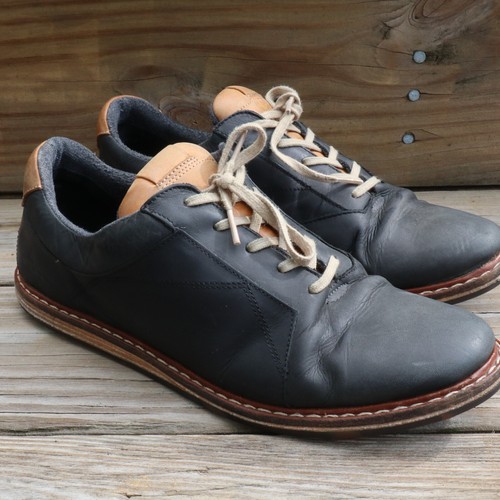 J.Shoes J.Brand scarpe Oxford uomo "Pride" pelle scamosciata blu navy taglia 10 - Foto 2 di 8