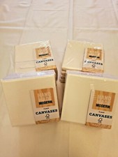 Art Supplies - Mini Canvas 4" X 4" - Set of 4 Painting Art 16 total