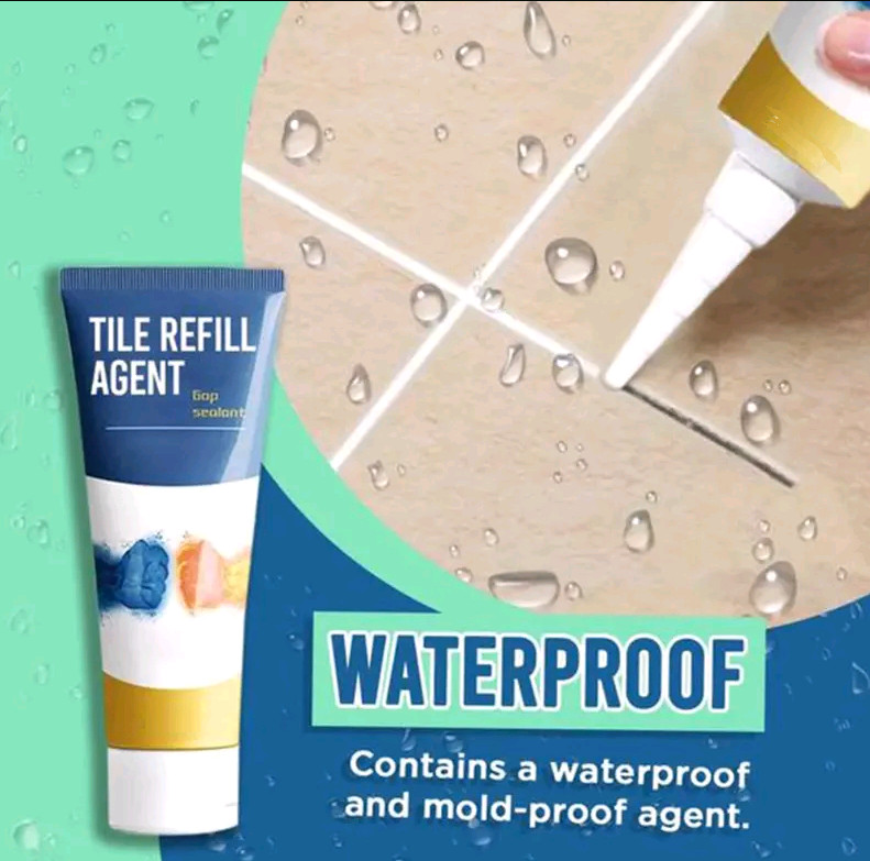 Tile Grout Filler Paste Tube - Refresh - Anti Mold - Waterproof - Repair