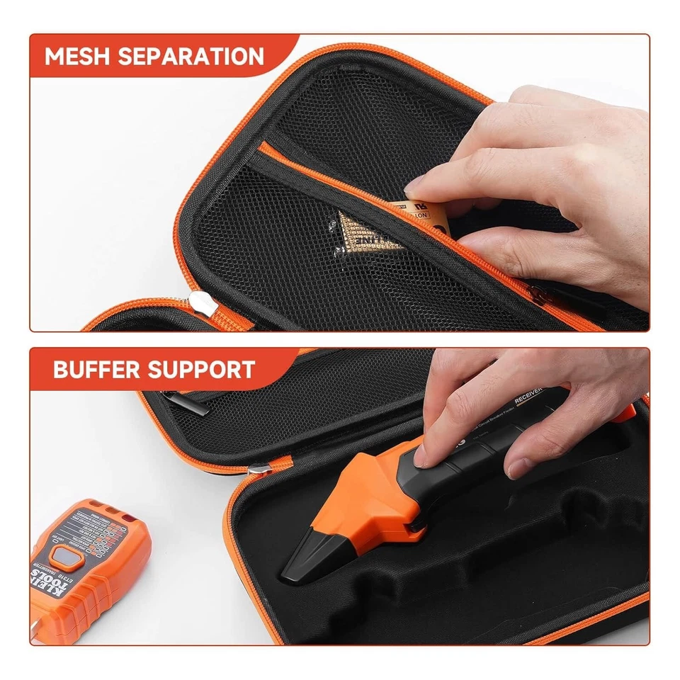 FUNDA DE HERRAMIENTAS de Buscador de Disyuntores Integrado GFCI Toma Probador Receptáculo Kle Foto 4 de 4