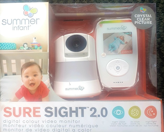 summer infant sure sight 2.0 digital video baby monitor & camera