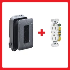 Taymac Ml500g Weatherproof Cover, 1 Gang, Polycarbonate