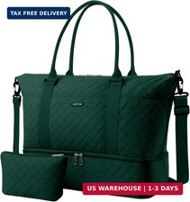 Travel Duffel Bag - Weekender Bags for Women, Gym Tote Bags with Shoe Comp