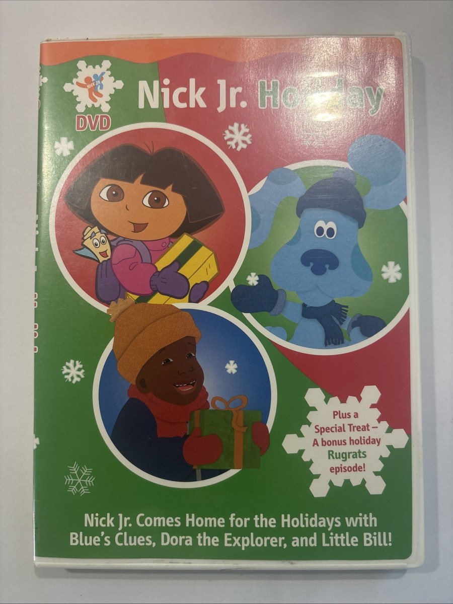 Nick Jr. Holiday 2002 DVD Dora the Explorer, Blue's Clues, Little