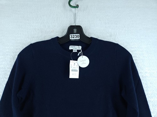 J. Crew CrewCuts Cashmere Crewneck Sweater - Navy Size Medium (8-9) - Picture 2 of 10