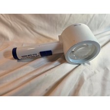 Handheld 4X 12D Illuminated Magnifying Glass with LED Light White and Blue