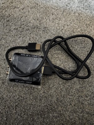 Mini AV2 HDMI Up Scaler 1080p Black