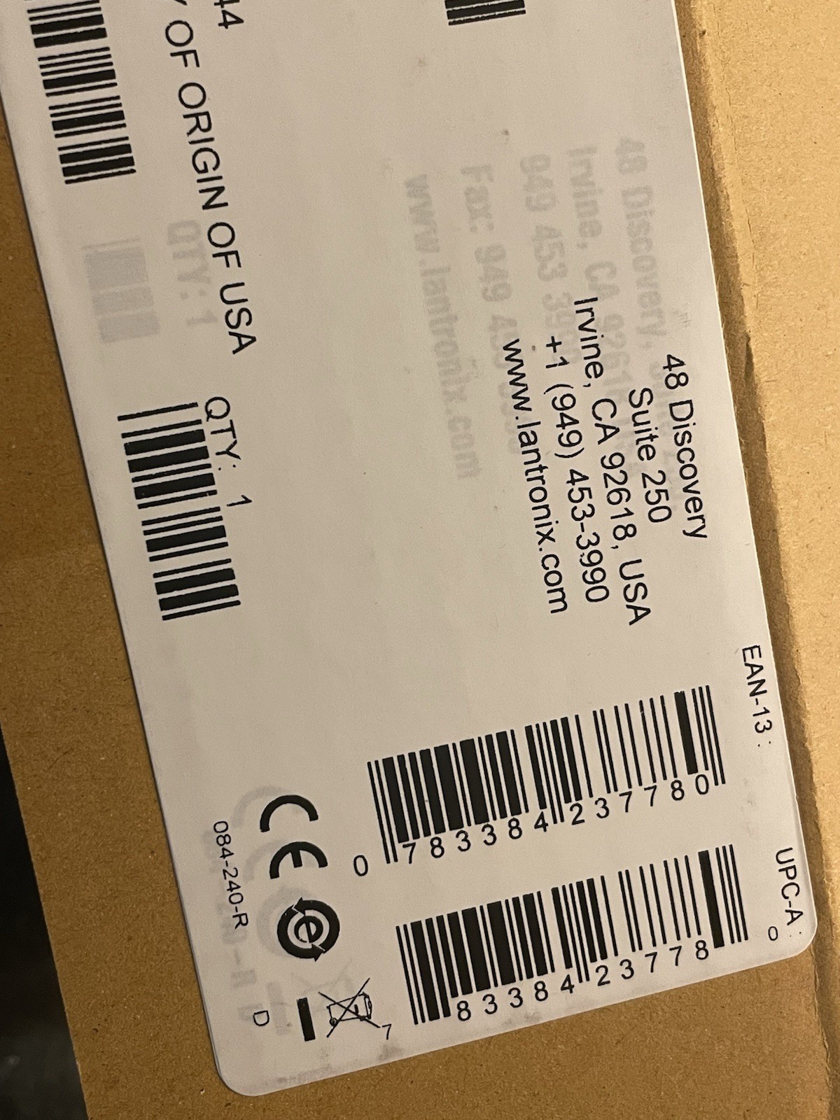 New Lantronix EDS1100 Serial to IP Ethernet Terminal Device Server 080-409-004-R