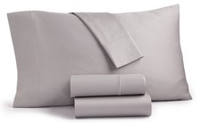 Charter Club Sleep Cool 400-Thread Count Hydrocotton 4-pcs,King Sheet Set- GRAY