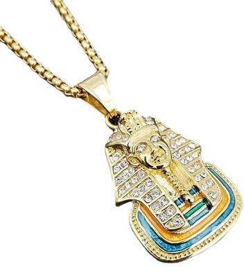 Iced Out  PHARAOH  Head Pendant 